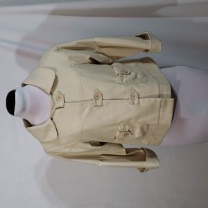 NWOT To The Max Beige Cropped Jacket Size Medium